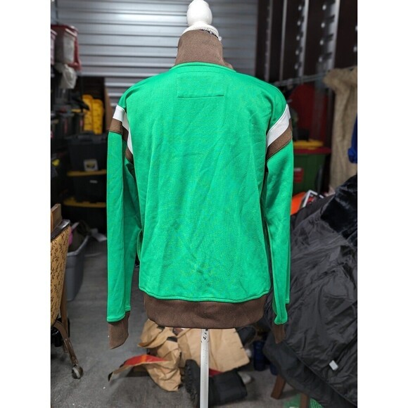 Vintage American Eagle Medium Sportswear Green Zip Up Track Jacket Y2K - Picture 6 of 10